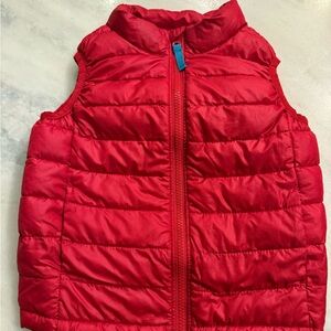 Primary Cherry Red Puffer Vest